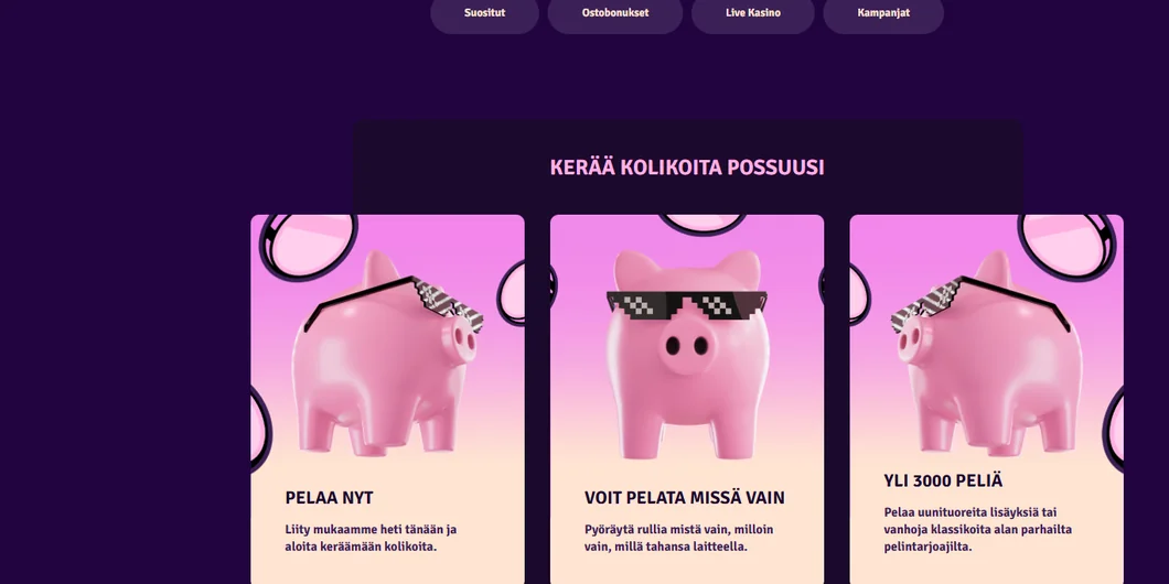 Liity ja kerää kolikoita