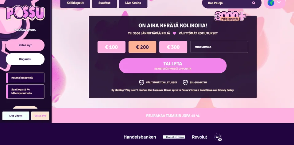 Talleta ja saa bonus